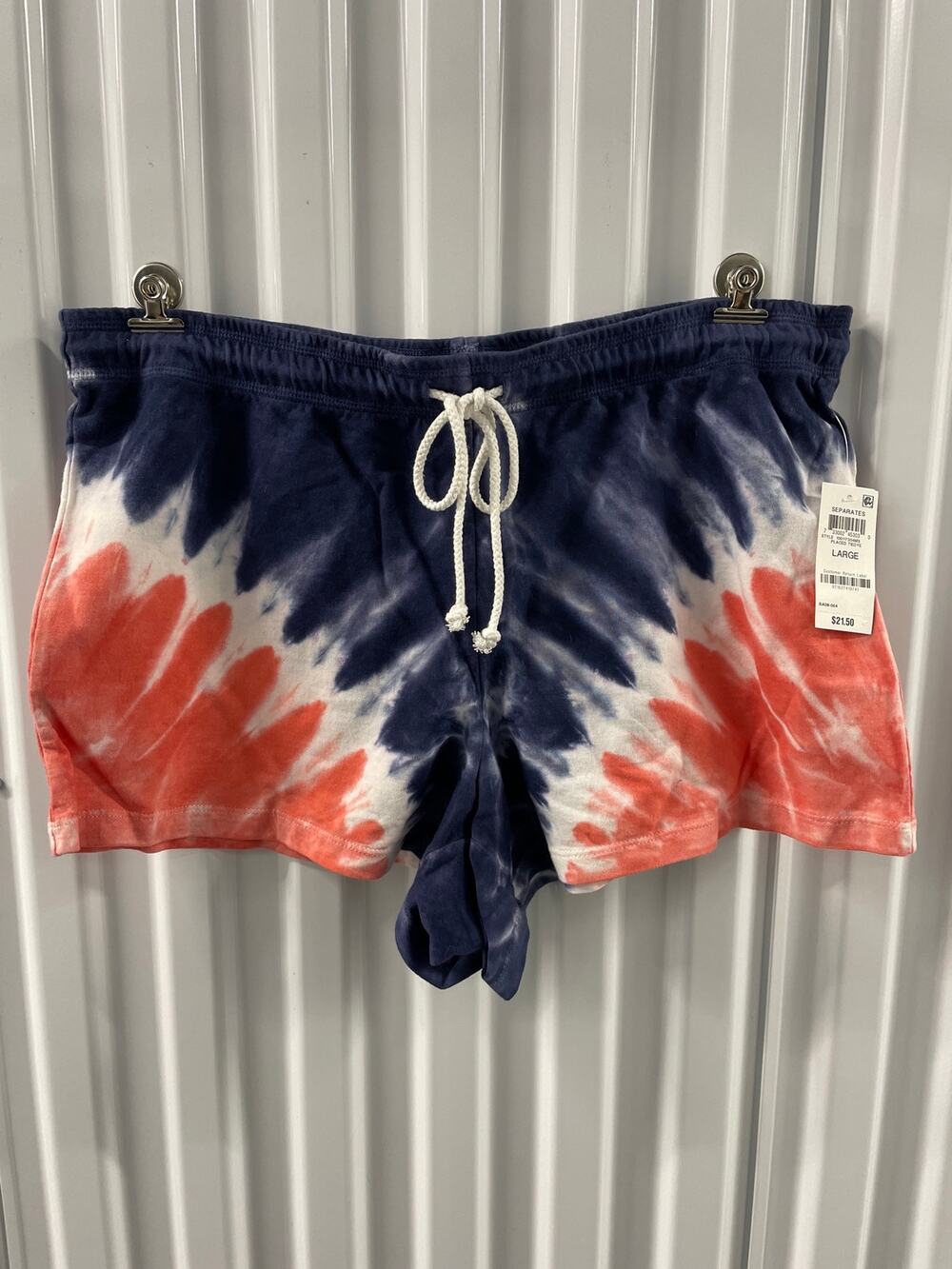 Jenni Intimates  Tie-Dye Shorts Size Large